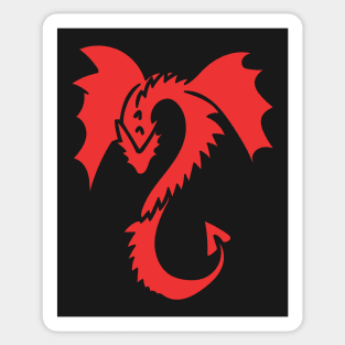 Red Dragon Sticker